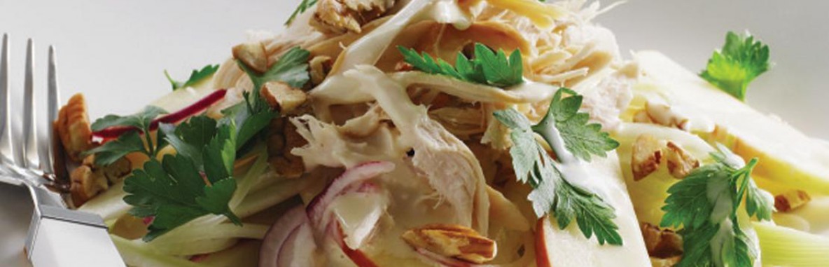 Chicken,Sweet apple & Fennel Salad